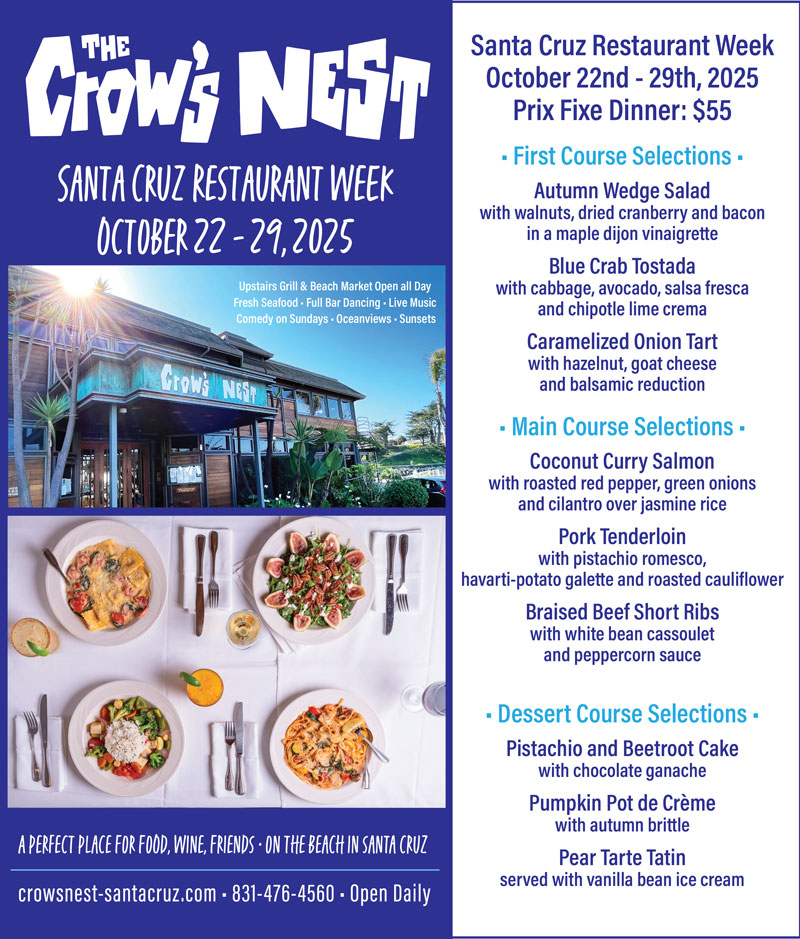crow's nest menu